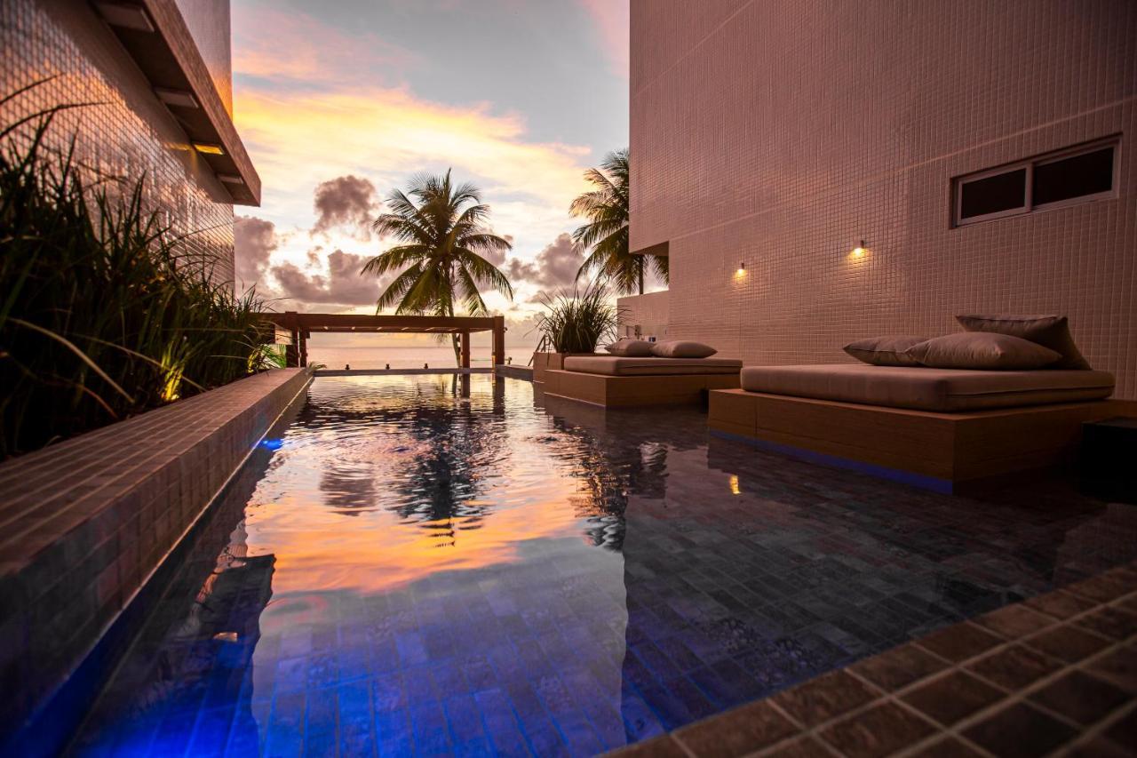 Apartamento Com Jacuzzi Na Beira Mar De Joao Pessoa No Branco Haus Dış mekan fotoğraf