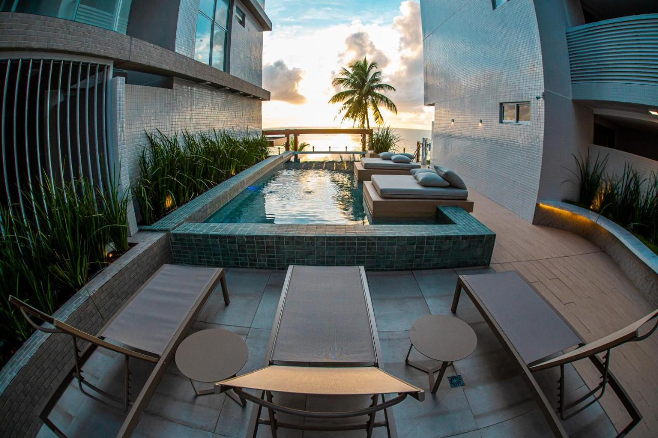 Apartamento Com Jacuzzi Na Beira Mar De Joao Pessoa No Branco Haus Dış mekan fotoğraf