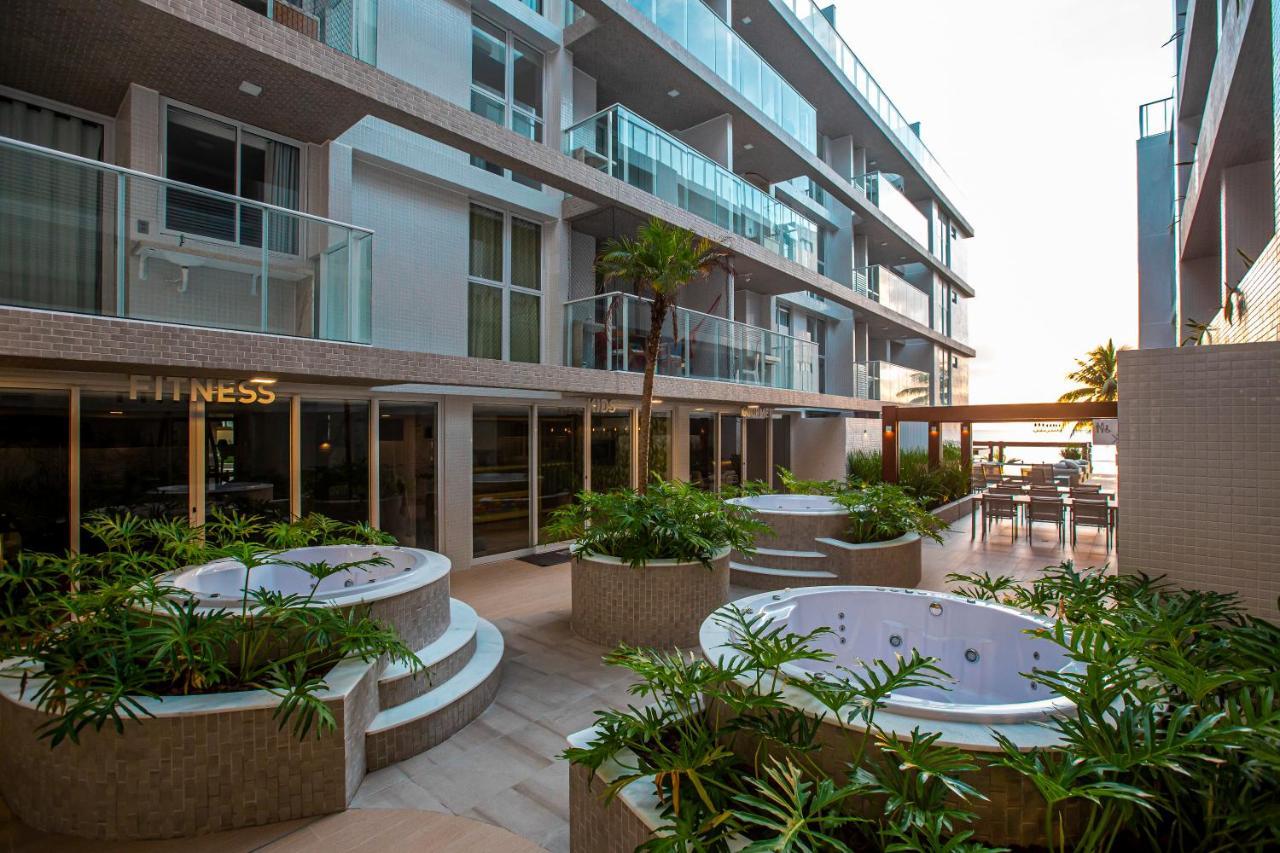Apartamento Com Jacuzzi Na Beira Mar De Joao Pessoa No Branco Haus Dış mekan fotoğraf